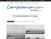 Tablet Screenshot of campoamor.com